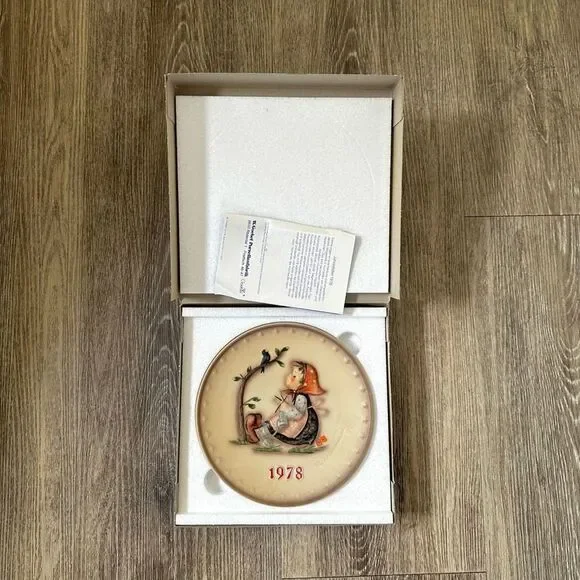 MJ Hummel annual plate 1978 vintage collectors plate - Picture 2 of 12